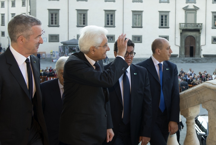 Il Presidente Sergio Mattarella a Palazzo della Carovana 