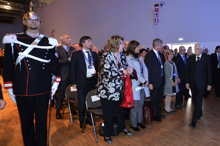 Il Presidente Sergio Mattarella all'Assemblea Generale di Assolombarda 2015