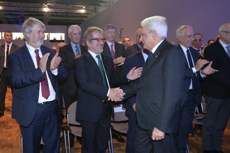 Il Presidente Sergio Mattarella all'Assemblea Generale di Assolombarda 2015
