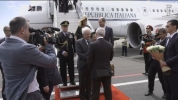 Mattarella Arrivo all’Aeroporto Internazionale di Tbilisi - Shota Rustaveli.