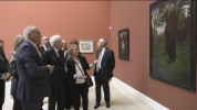 Il Presidente Mattarella visita la Galleria Nazionale e incontra il personale dell'Ambasciata d'Italia