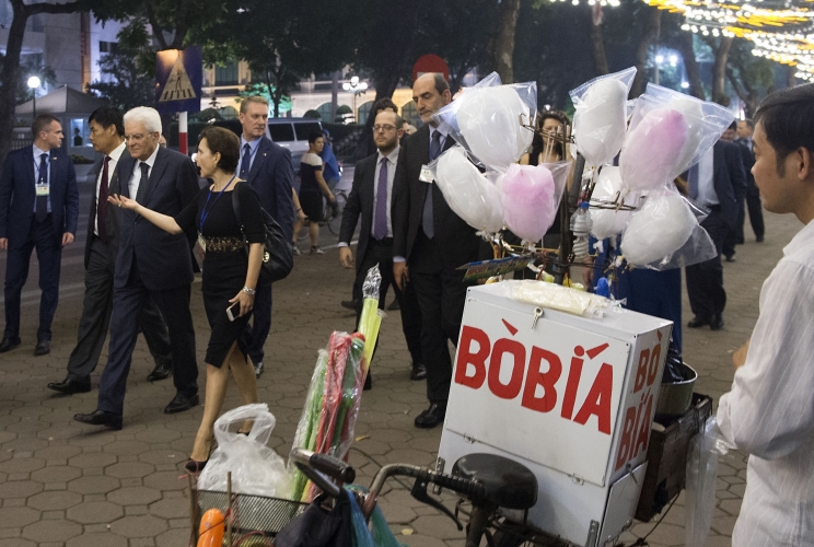 Il Presidente Sergio Mattarella ad Hanoi