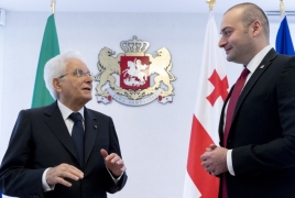Mattarella dal Primo Ministro della Georgia, Mamuka Bakhtadze 