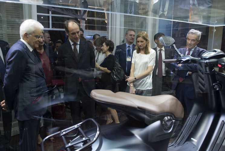 Il Presidente Sergio Mattarella visita "Casa Italia"