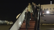 Mattarella arriva all'Aeroporto Internazionale di Baku Heydar Aliyev