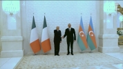 BAKU - Palazzo Presidenziale di Zagulba - Mattarella incontra il Presidente della Repubblica dell’Azerbaigian, Ilham Aliyev.