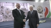 Il Presidente Mattarella all'inaugurazione dell’impianto di produzione di polipropilene di Sumgayit