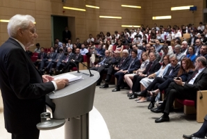 Il Presidente della Repubblica Sergio Mattarella all’Università ADA (Azerbaijian Diplomatic Academy)  
