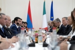 Incontro del Presidente Mattarella con il Presidente della Repubblica d’Armenia, Armen Sarkissian: cerimonia di benvenuto e colloqui 