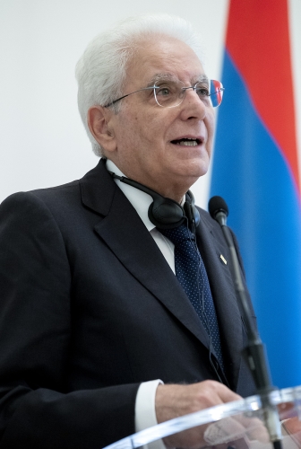  Il Presidente della Repubblica Sergio Mattarella nel corso dell’incontro con la stampa in occasione della visita di Stato nella Repubblica d’Armenia