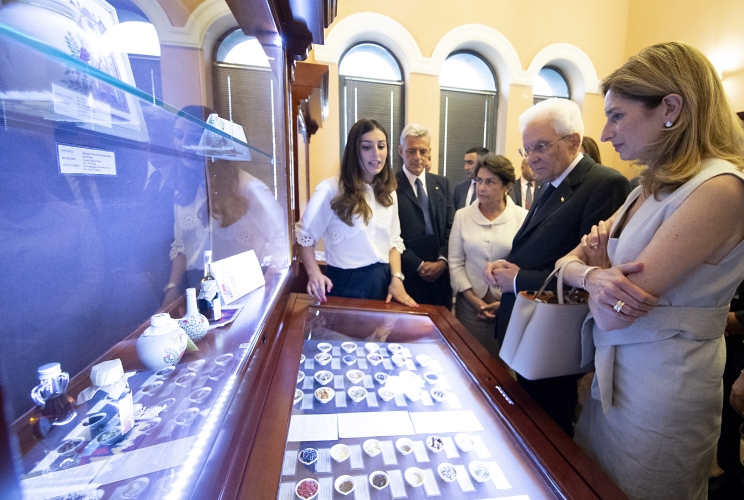  Il Presidente della Repubblica Sergio Mattarella nel corso della visita al Museo Matenadaran