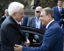 Il Presidente della Repubblica Sergio Mattarella con il Presidente dell’Assemblea Nazionale della Repubblica d’Armenia, Ara Babloyan