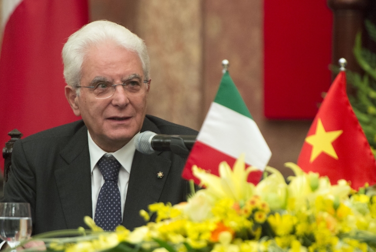 Il Presidente Sergio Mattarella 
