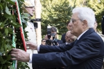 Il Presidente Mattarella al 75° anniversario della difesa di Roma