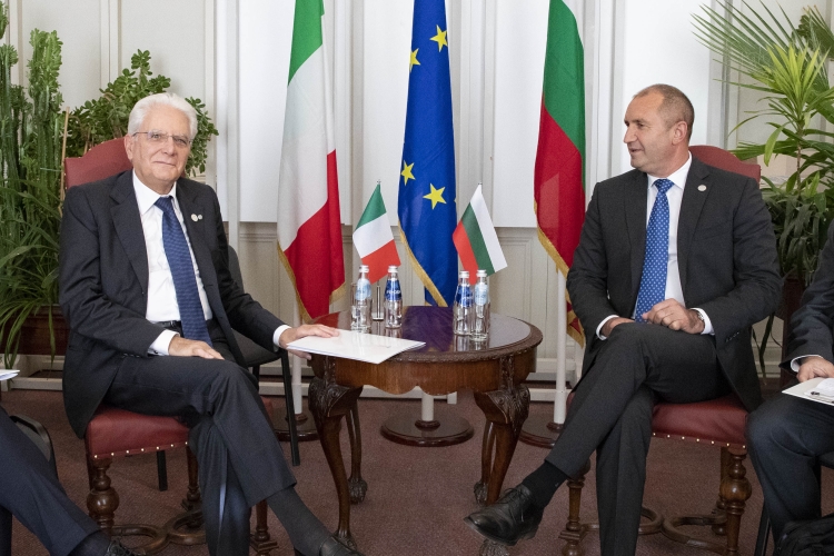 Il Presidente Sergio Mattarella incontra il Presidente della Repubblica di Bulgaria, Rumen Radev 