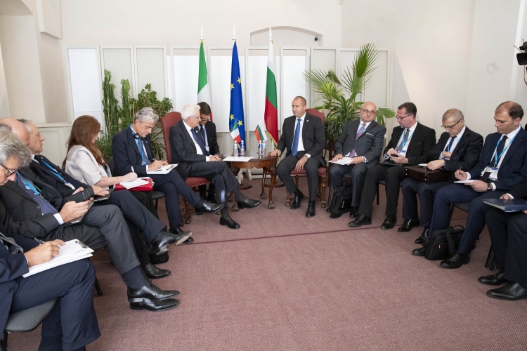 Il Presidente Sergio Mattarella incontra il Presidente della Repubblica di Bulgaria, Rumen Radev 