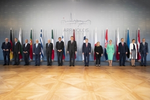 I Capi di Stato della XIV Riunione informale del Gruppo Arraiolos