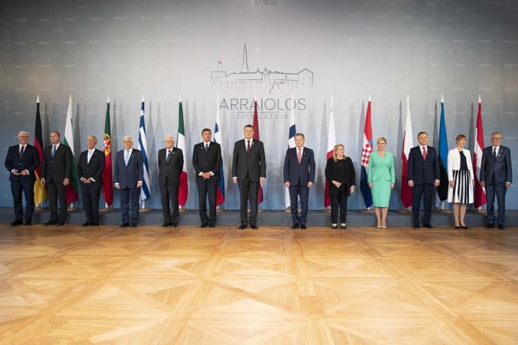 I Capi di Stato della XIV Riunione informale del Gruppo Arraiolos