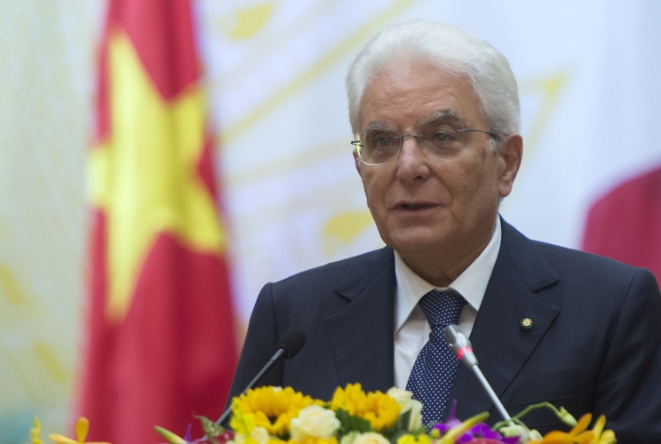 Il Presidente Sergio Mattarella con il Presidente della Repubblica Socialista del Vietnam 