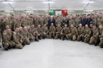 Incontro del Presidente Mattarella con il Contingente italiano inquadrato nella missione NATO E.F.P. in Lettonia