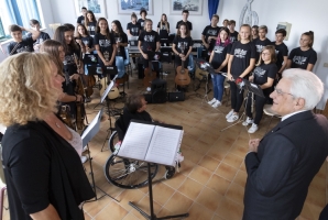 Il Presidente Sergio Mattarella in occasione della cerimonia di inaugurazione dell'anno scolastico 2018/2019 "Tutti a scuola"