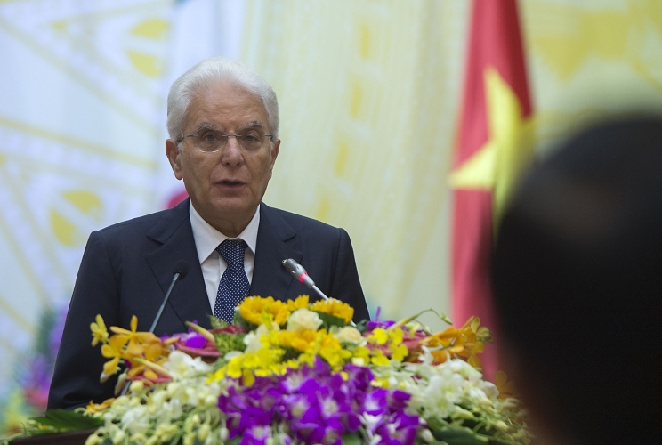 Mattarella al Pranzo di Stato