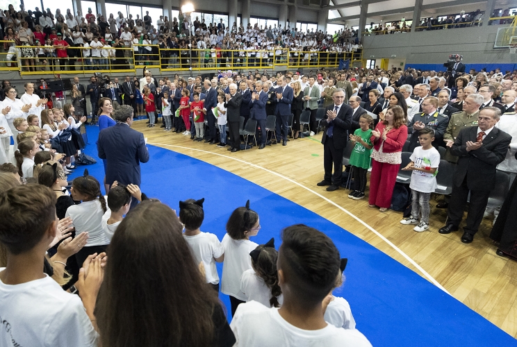 Il Presidente Sergio Mattarella in occasione della cerimonia di inaugurazione dell'anno scolastico 2018/2019 "Tutti a scuola"