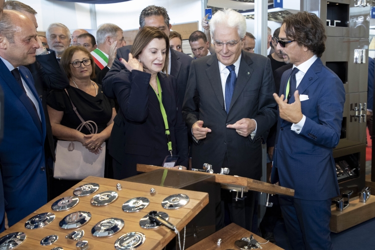 Il Presidente della Repubblica Sergio Mattarella a Genova in occasione del 58° Salone nautico
