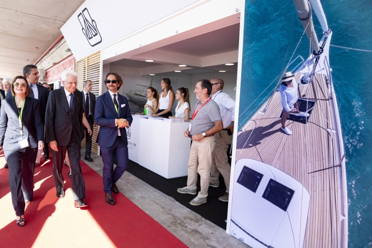 Il Presidente della Repubblica Sergio Mattarella a Genova in occasione del 58° Salone nautico
