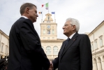 Mattarella - Cerimonia di congedo del Presidente della Repubblica di Romania