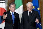Il Presidente Mattarella riceve il Presidente della Repubblica di Corea, S.E. il Signor Moon Jae-in e Consorte, in visita ufficiale