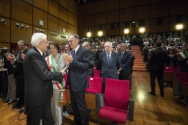 Pontedera Intervento del Presidente Mattarella al Teatro Era