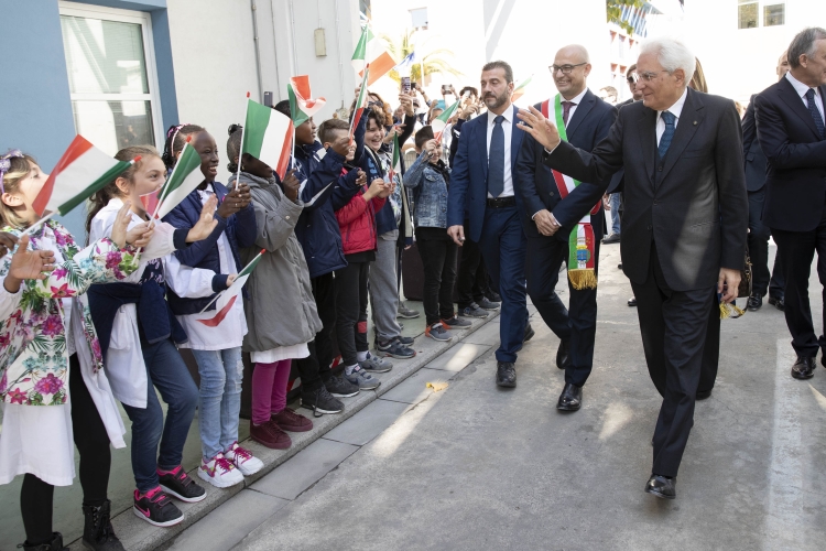 Il Presidente Sergio Mattarella alla Biblioteca Giovanni Gronchi 
