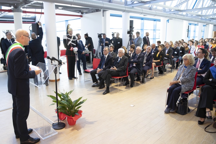 Il Presidente Sergio Mattarella alla Biblioteca Giovanni Gronchi 