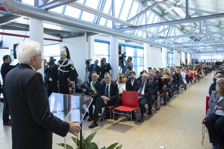 Il Presidente Sergio Mattarella alla Biblioteca Giovanni Gronchi 