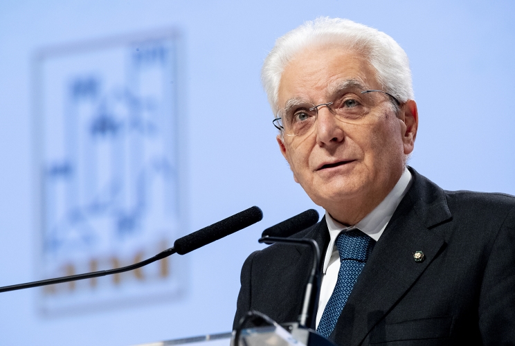 Il Presidente Sergio Mattarella nel corso del suo intervento alla cerimonia di apertura della XXXV Assemblea annuale dell’ANCI dal titolo “Prima cittadini. Sindaci, fuori dal luogo Comune” 
