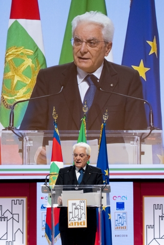 Il Presidente della Repubblica Sergio Mattarella all’Assemblea dell’ANCI