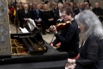 Mattarella assiste al concerto in onore del Maestro Zubin Mehta 