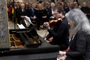 Mattarella assiste al concerto in onore del Maestro Zubin Mehta 