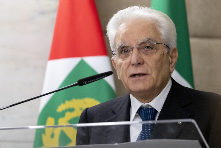 Il Presidente Sergio Mattarella in occasione della cerimonia di inaugurazione della Conferenza Ministeriale Italia-Africa