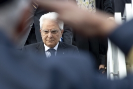 Salonicco - Il Presidente della Repubblica Sergio Mattarella al suo arrivo all’Aeroporto di Salonicco, oggi 28 ottobre 2018.(Foto di Paolo Giandotti - Ufficio per la Stampa e la Comunicazione della Presidenza della Repubblica)