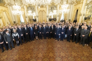 Il Presidente Sergio Mattarella con i Consoli Italiani all'estero