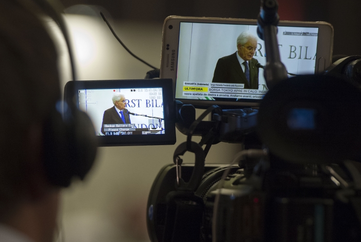 Il Presidente Sergio Mattarella in occasione del "Primo Dialogo Bilaterale tra Indonesia e Italia"