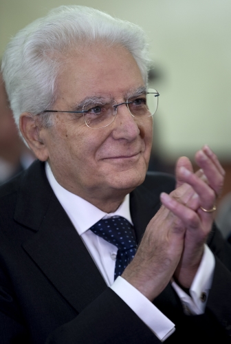 Il Presidente della Repubblica, Sergio Mattarella in occasione della cerimonia commemorativa del 550esimo anniversario della morte di Giorgio Castriota Skanderberg