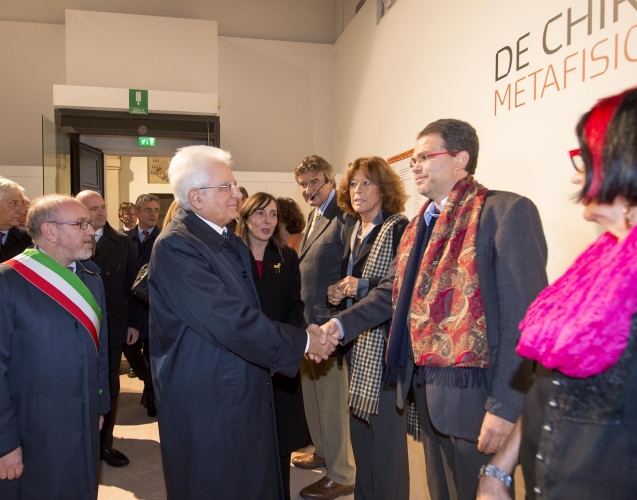 Mattarella alla Mostra “De Chirico a Ferrara. Metafisiche e Avanguardie” 