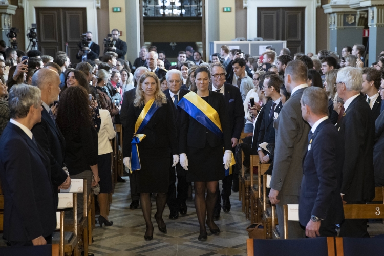 Il Presidente della Repubblica Sergio Mattarella all’Università di Lund
