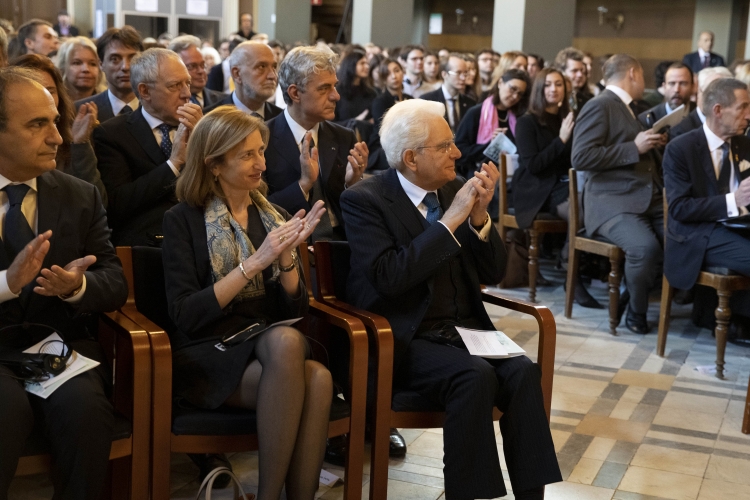 Il Presidente della Repubblica Sergio Mattarella con la Sig.ra Laura all’Università di Lund
