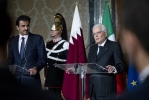 Dichiarazioni alla stampa del Presidente Sergio Mattarella e dell'Emiro dello Stato del Qatar, S.A. lo Sceicco Tamim bin Hamad al-Thani