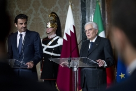 Dichiarazioni alla stampa del Presidente Sergio Mattarella e dell'Emiro dello Stato del Qatar, S.A. lo Sceicco Tamim bin Hamad al-Thani