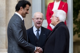 Cerimonia di congedo della Visita di Stato dell'Emiro dello Stato del Qatar